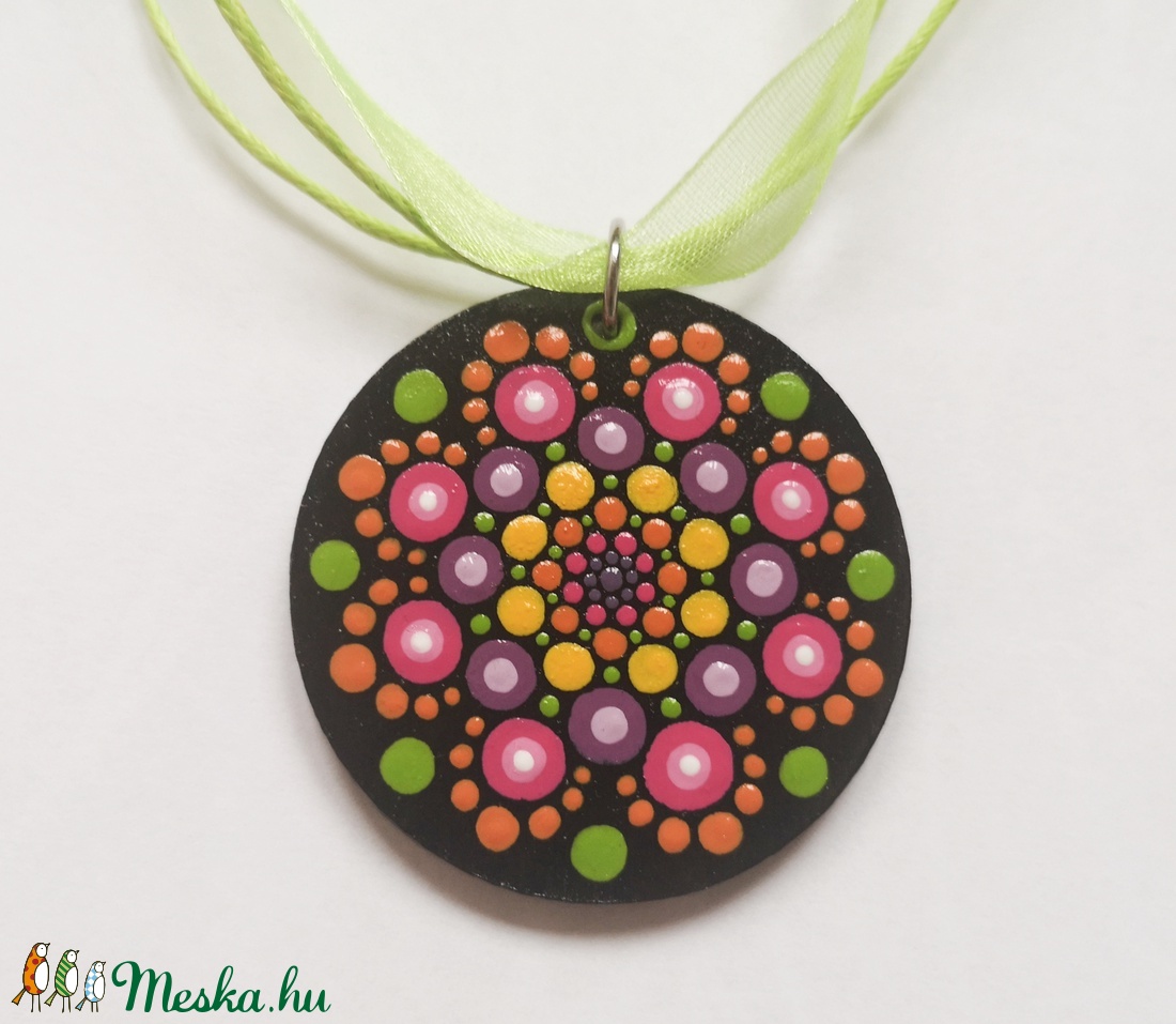 Tavasz mandala nyaklánc - ékszer - nyaklánc - medálos nyaklánc - Meska.hu Tavasz mandala nyaklánc - ékszer - nyaklánc - medálos nyaklánc - Meska.hu