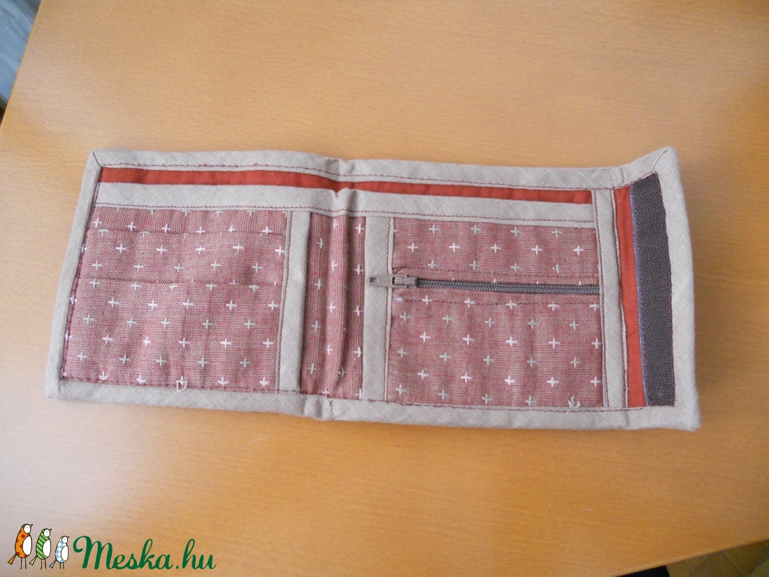 textil péntárca - táska & tok - pénztárca & más tok - pénztárca - Meska.hu