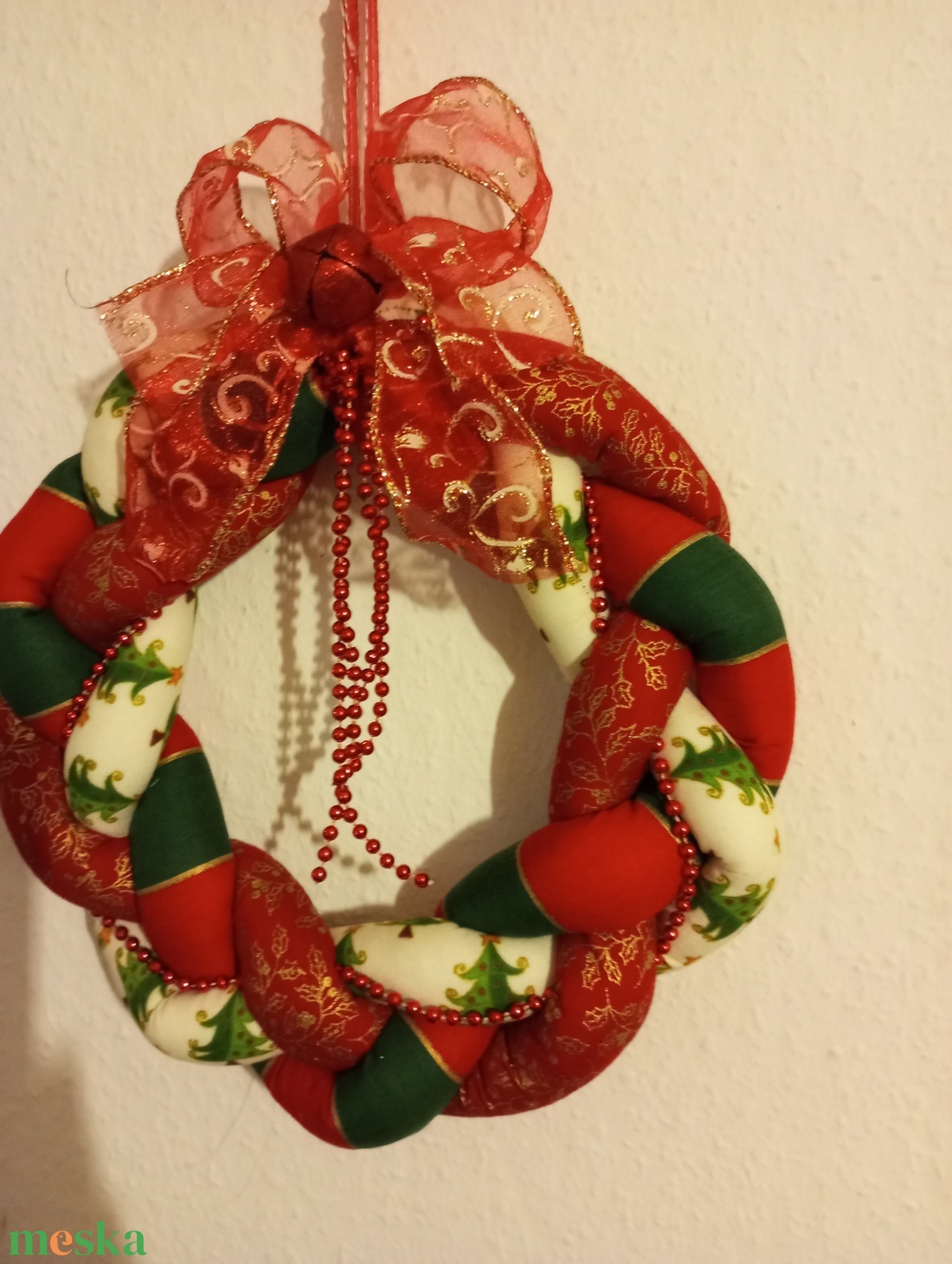 Adventi fonott ajtódísz - karácsony - adventi díszek - adventi ajtódísz - Meska.hu Adventi fonott ajtódísz - karácsony - adventi díszek - adventi ajtódísz - Meska.hu