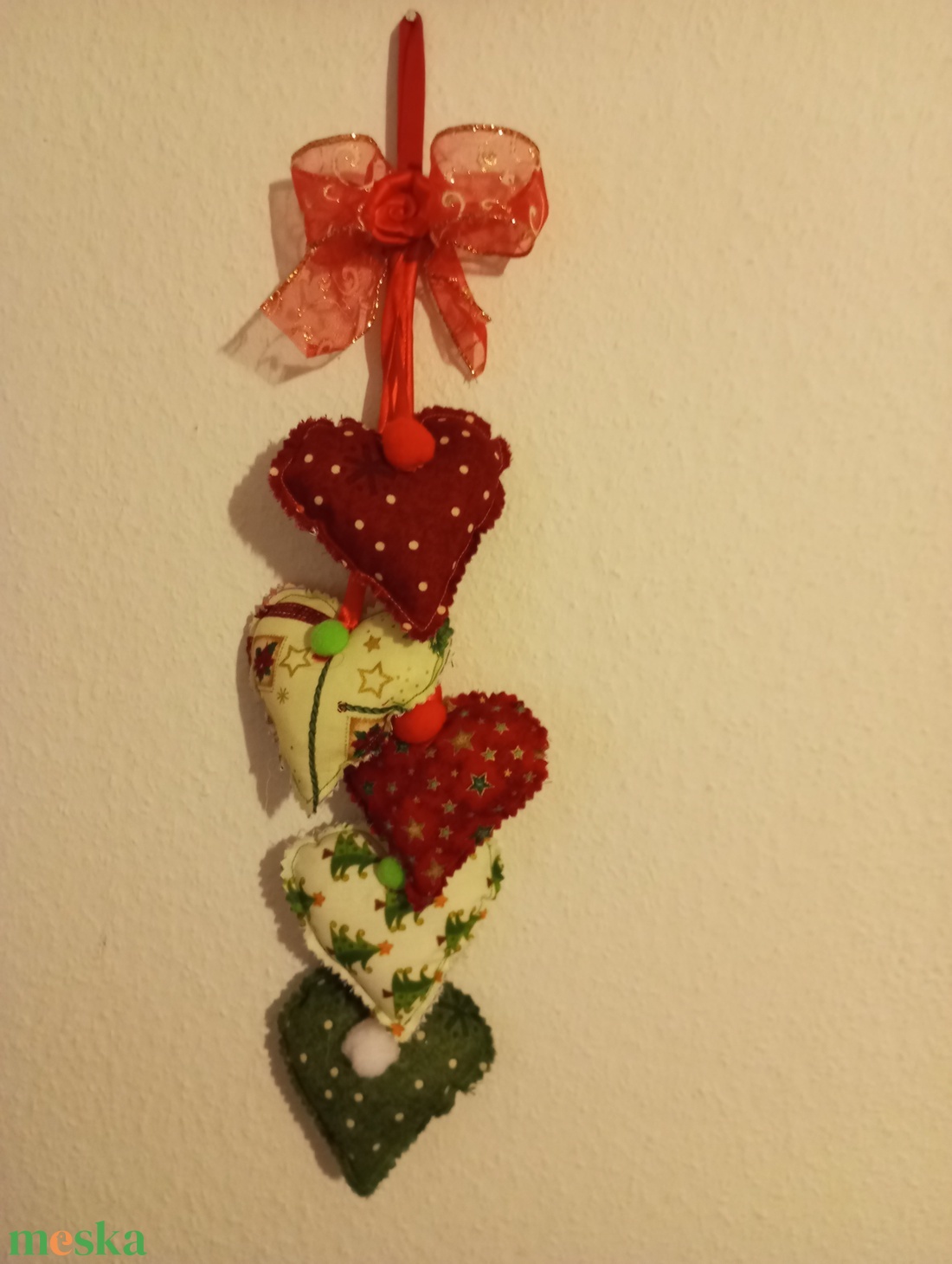 KARÁCSONYI SZÍVEK - karácsony - adventi díszek - adventi asztaldísz - Meska.hu KARÁCSONYI SZÍVEK - karácsony - adventi díszek - adventi asztaldísz - Meska.hu