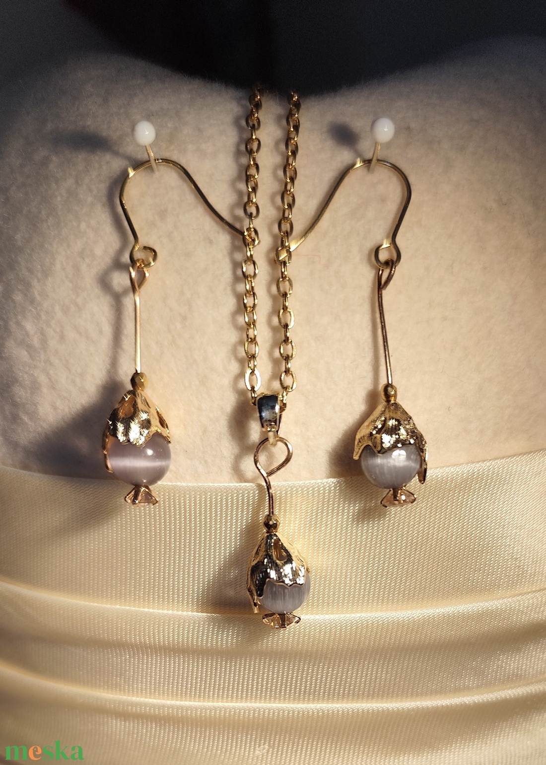 Aranysipka - ékszer - ékszerszett - Meska.hu