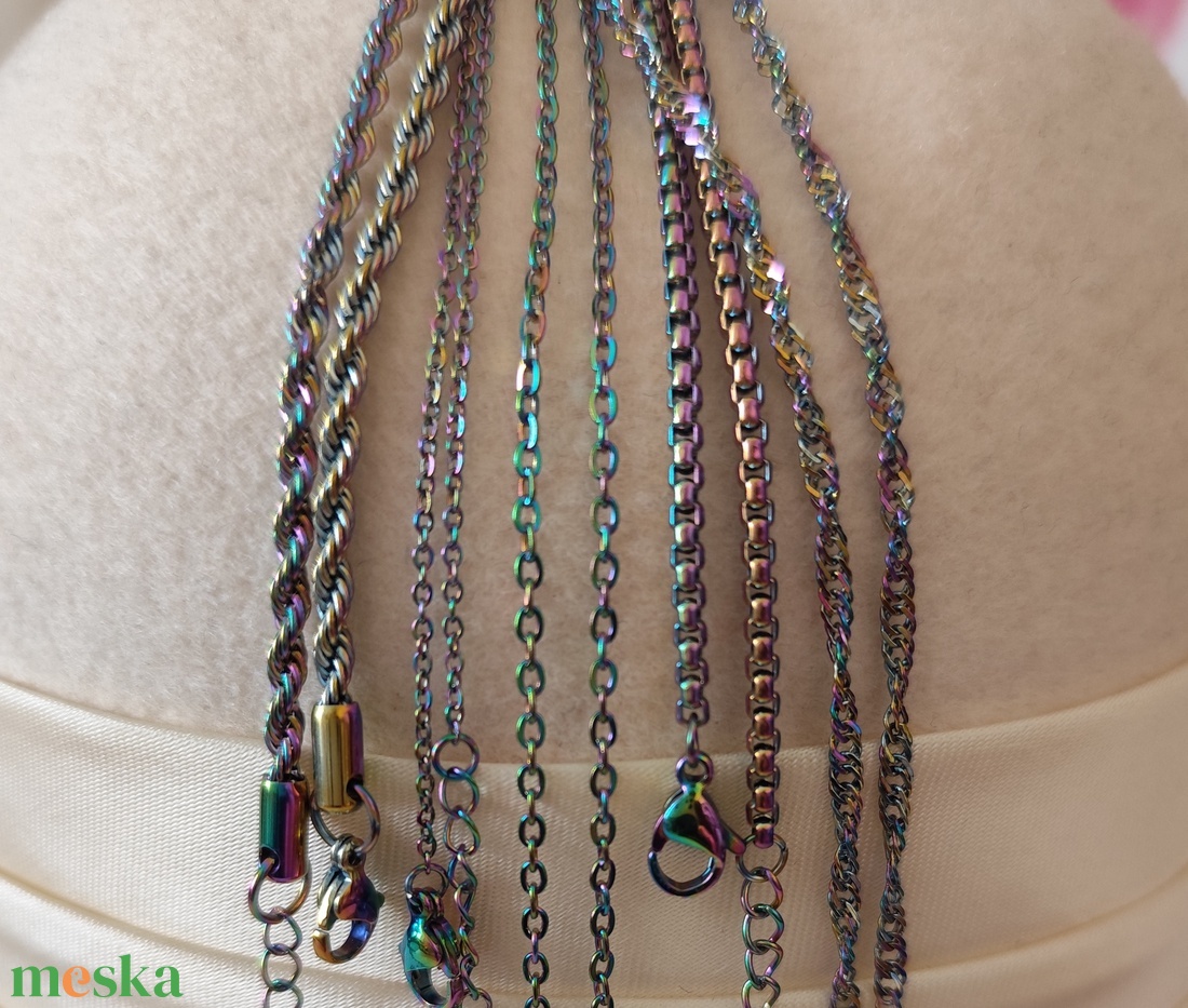 Kék szivrvny - ékszer - ékszerszett - Meska.hu