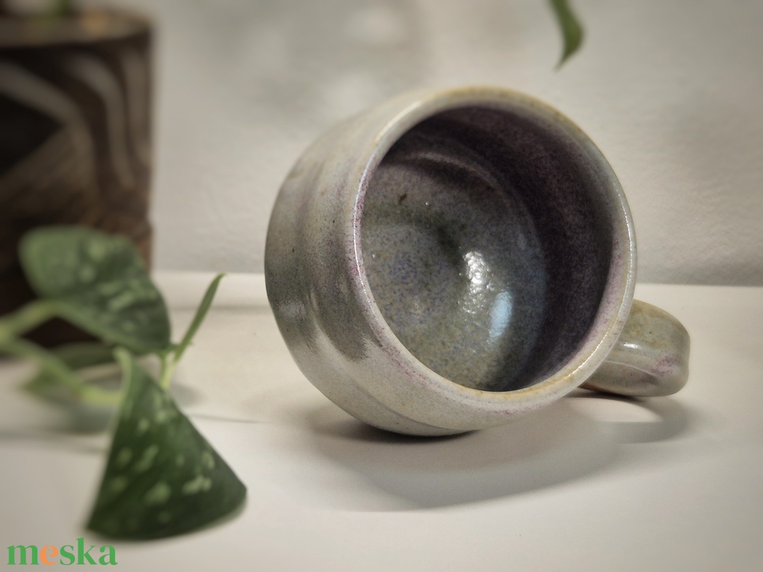 Lila rezes bögre - otthon & életmód - konyhafelszerelés, tálalás - tálalás - bögre & csésze - Meska.hu