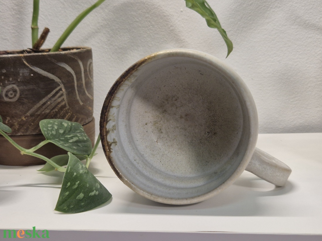 Fatüzes bögre hamu szórással - otthon & életmód - konyhafelszerelés, tálalás - tálalás - bögre & csésze - Meska.hu