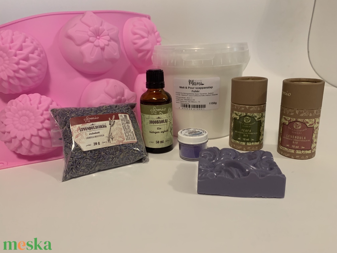 Levendulás szappankészítő csomag - diy (csináld magad) - egységcsomag - Meska.hu