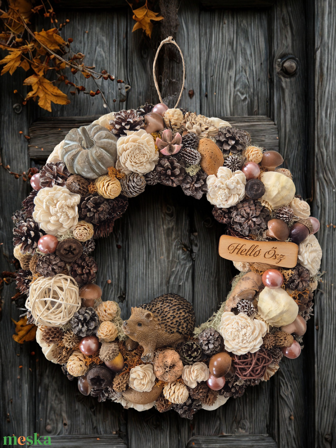 Őszi ajtódísz - otthon & életmód - dekoráció - ajtó- és ablak dekoráció - ajtódísz & kopogtató - Meska.hu Őszi ajtódísz - otthon & életmód - dekoráció - ajtó- és ablak dekoráció - ajtódísz & kopogtató - Meska.hu