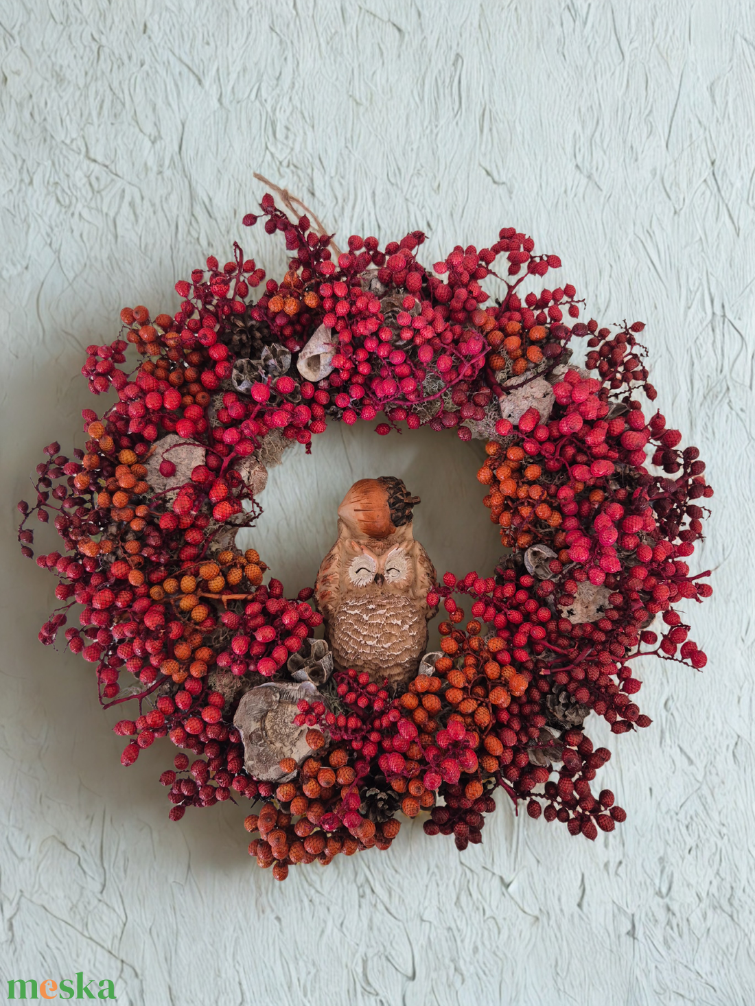 Őszi baglyos ajtódísz  természetes, bogyós koszorú - otthon & életmód - dekoráció - ajtó- és ablak dekoráció - ajtódísz & kopogtató - Meska.hu Őszi baglyos ajtódísz  természetes, bogyós koszorú - otthon & életmód - dekoráció - ajtó- és ablak dekoráció - ajtódísz & kopogtató - Meska.hu