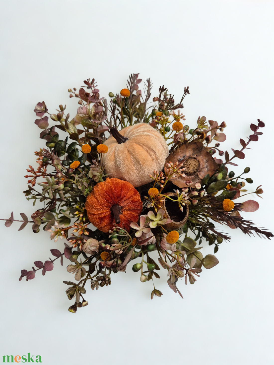 Őszi tökös asztaldísz - otthon & életmód - dekoráció - asztal és polc dekoráció - asztaldísz - Meska.hu