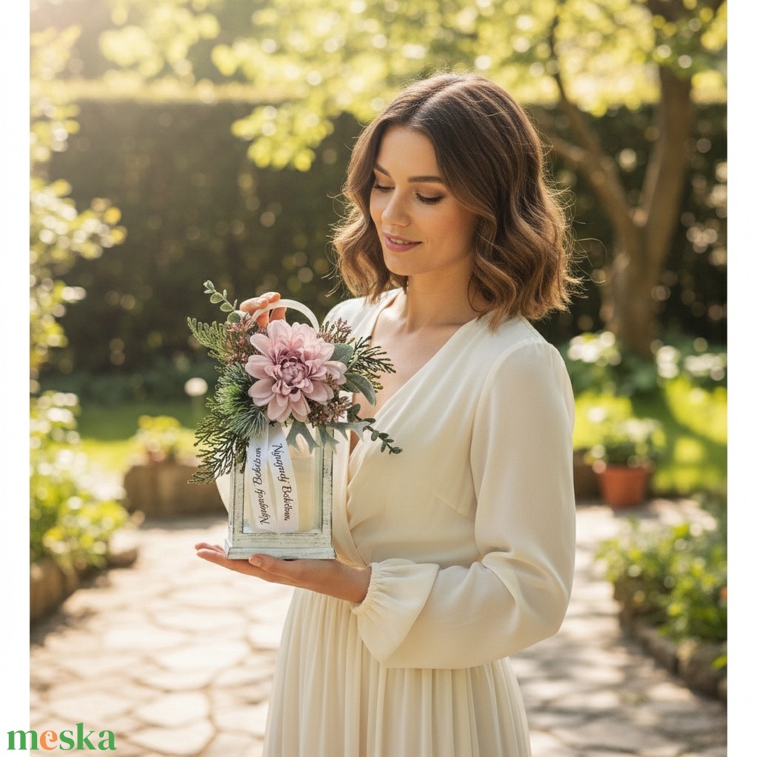 LED-es lámpás kegyeleti dísz pasztell lila dáliával - otthon & életmód - vallás - temetkezési tárgy - sírdísz, kegyeleti dísz - Meska.hu LED-es lámpás kegyeleti dísz pasztell lila dáliával - otthon & életmód - vallás - temetkezési tárgy - sírdísz, kegyeleti dísz - Meska.hu