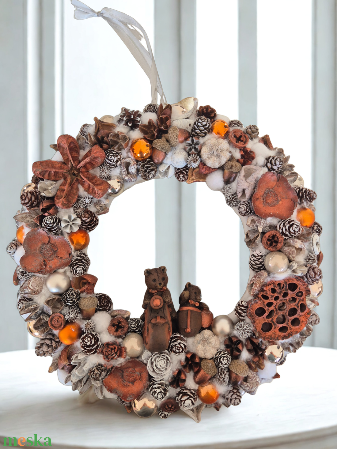 Fahéj-Méz Téli Mackók kézműves téli ajtódísz - karácsony - karácsonyi lakásdekoráció - karácsonyi ajtódíszek - Meska.hu Fahéj-Méz Téli Mackók kézműves téli ajtódísz - karácsony - karácsonyi lakásdekoráció - karácsonyi ajtódíszek - Meska.hu