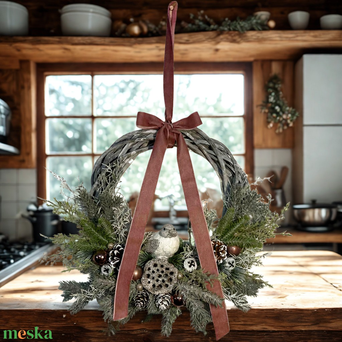 Karácsonyi kézműves ajtódísz  Szolid elegancia, ünnepi harmónia - karácsony - karácsonyi lakásdekoráció - karácsonyi ajtódíszek - Meska.hu Karácsonyi kézműves ajtódísz  Szolid elegancia, ünnepi harmónia - karácsony - karácsonyi lakásdekoráció - karácsonyi ajtódíszek - Meska.hu