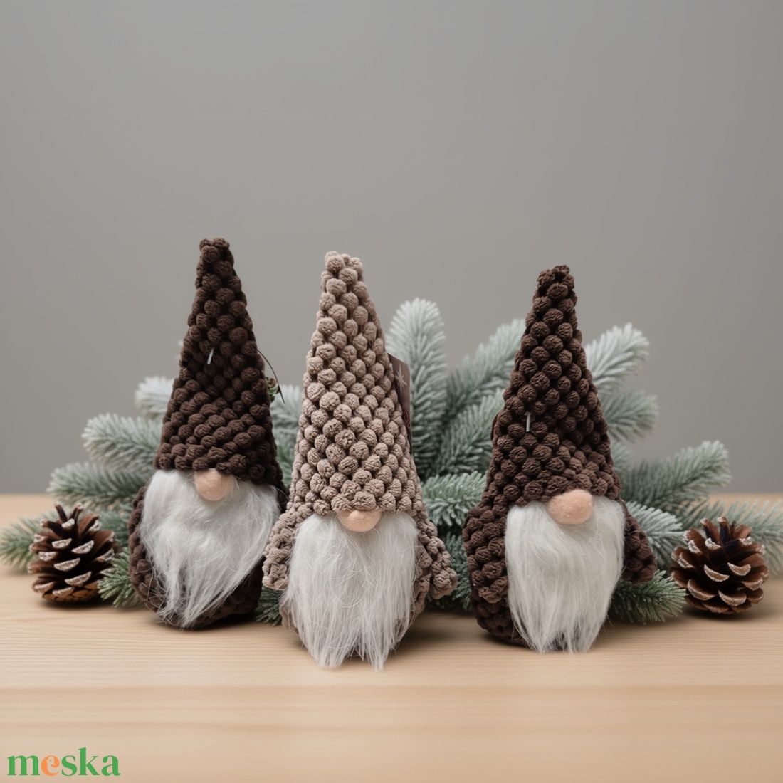 Téli manók � meghitt karácsonyi dekoráció (17 cm) - karácsony - karácsonyi lakásdekoráció - karácsonyi lakásdíszek - Meska.hu