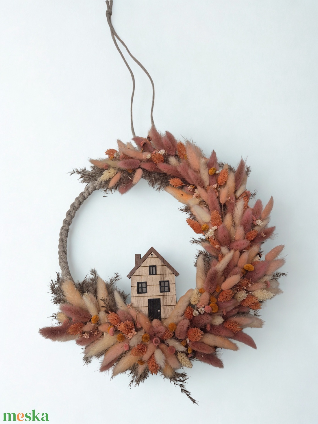 Szárazvirágos ajtódísz  - otthon & életmód - dekoráció - ajtó- és ablak dekoráció - ajtódísz & kopogtató - Meska.hu