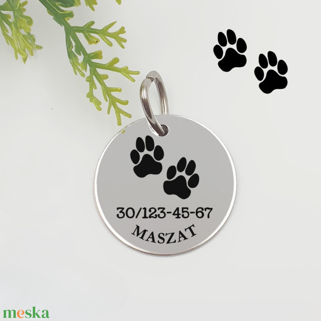 Kutyabiléta saját kutyád nevével, telefonszámmal - otthon & életmód - kisállatoknak - kutyáknak - kutya biléta - Meska.hu