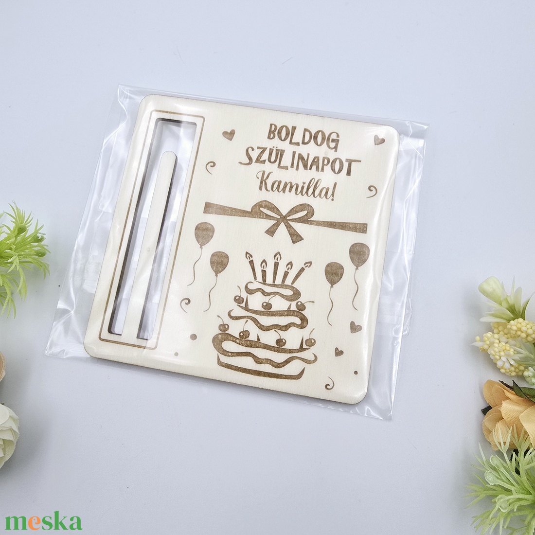 Születésnapi pénzátadó 1. - otthon & életmód - papír, írószer - ajándékozás kellékei - pénzátadó doboz - Meska.hu