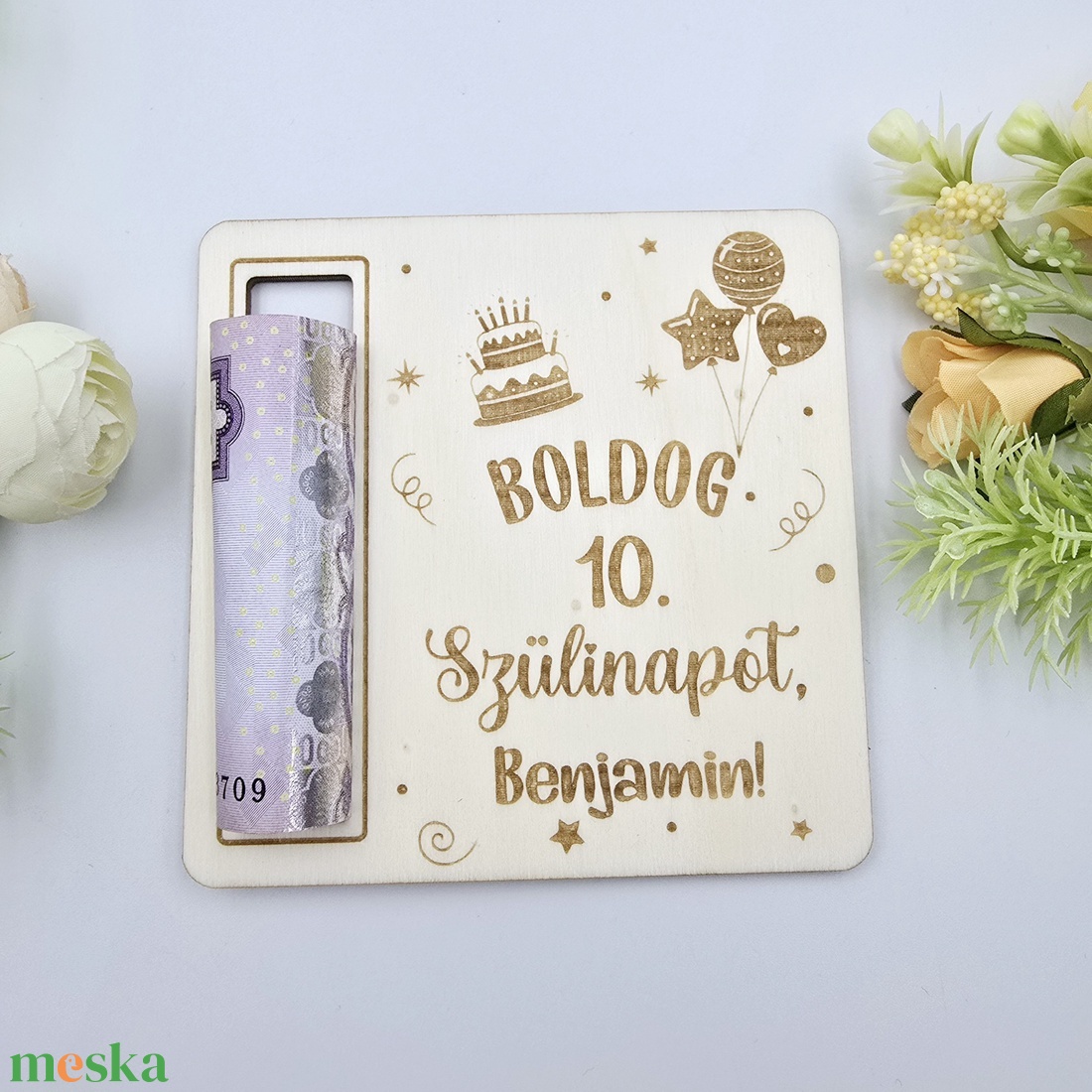 Születésnapi pénzátadó 2. - otthon & életmód - papír, írószer - ajándékozás kellékei - pénzátadó doboz - Meska.hu