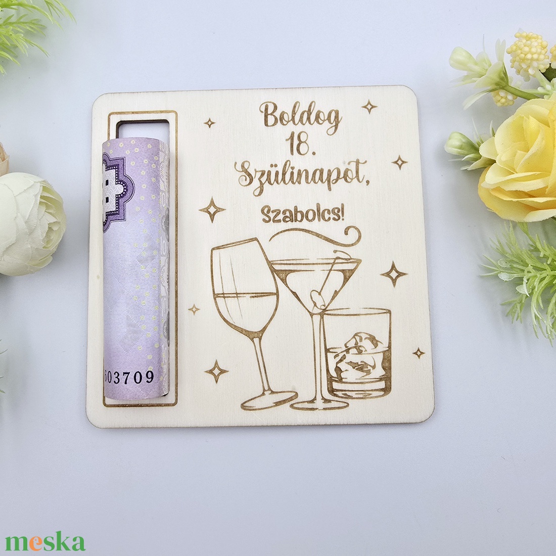 Születésnapi pénzátadó 3. - otthon & életmód - papír, írószer - ajándékozás kellékei - pénzátadó doboz - Meska.hu