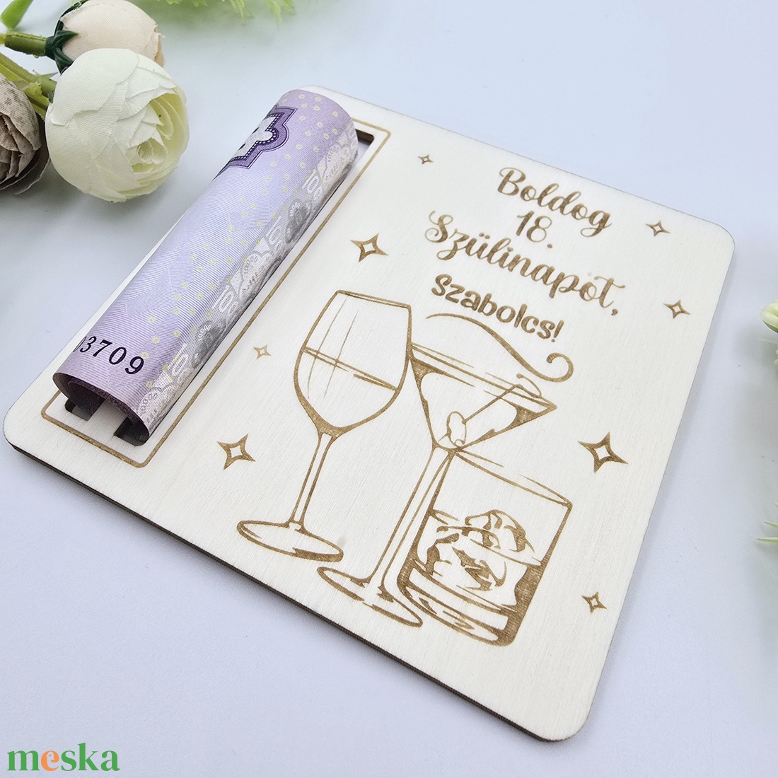 Születésnapi pénzátadó 3. - otthon & életmód - papír, írószer - ajándékozás kellékei - pénzátadó doboz - Meska.hu