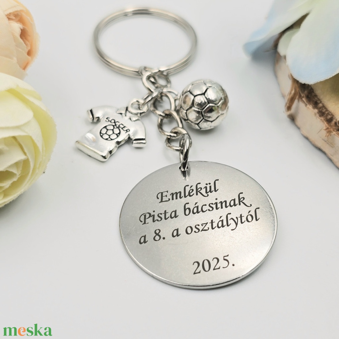 Ajándék testneveléstanároknak ballagásra, pedagógusnapra, tanév végére - Gravírozott szöveges ballagási kulcstartó 2. - táska & tok - kulcstartó & táskadísz - kulcstartó - Meska.hu