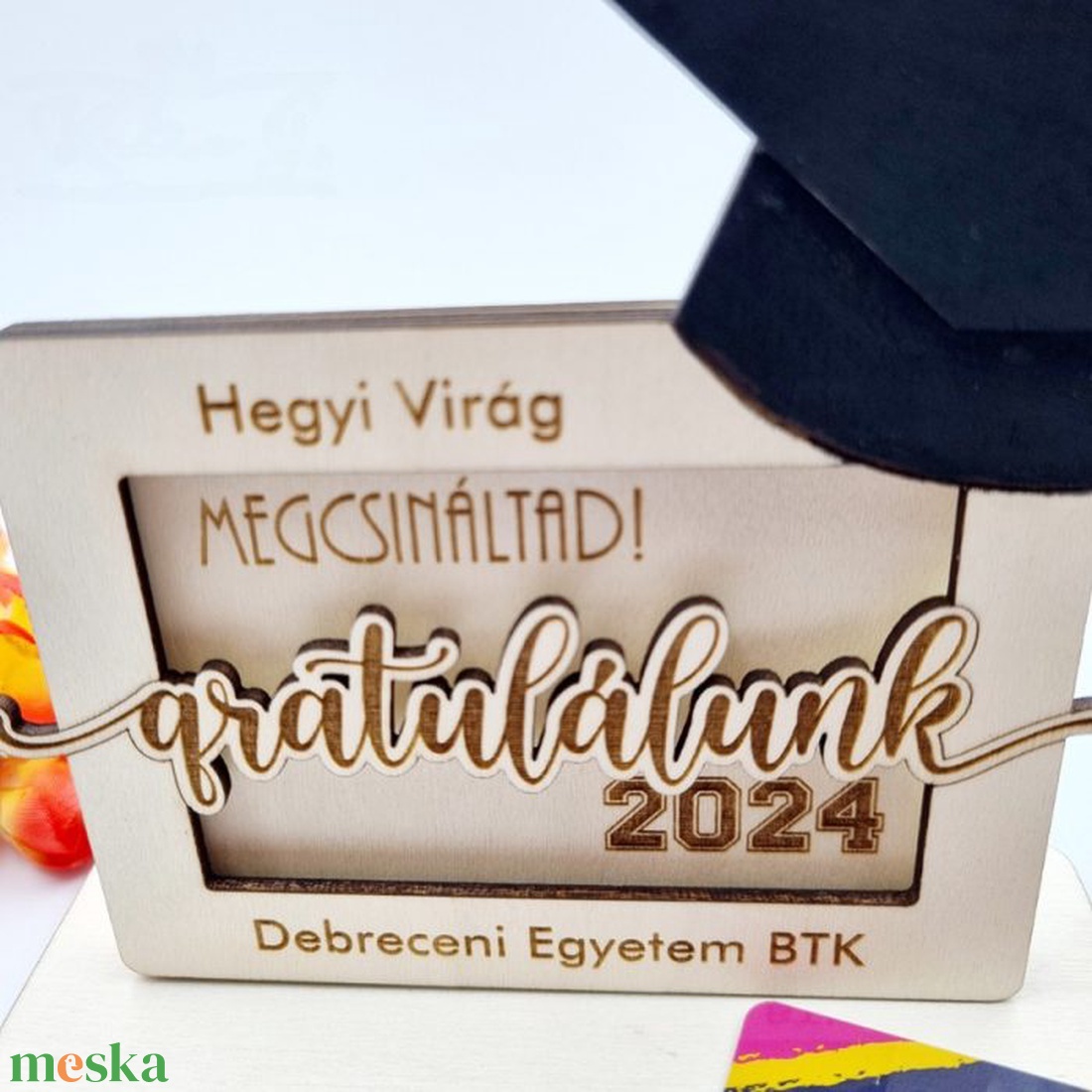 Ballagási ajándék - Gravírozott pénzátadó / ajándékkártya átadó - otthon & életmód - papír, írószer - ajándékozás kellékei - pénzátadó doboz - Meska.hu