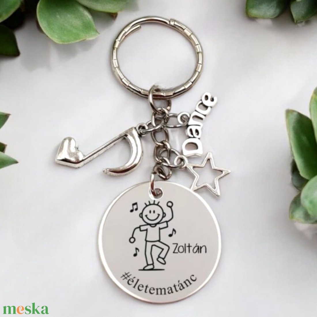 Táncosnak ajándék - táncos kulcstartó grafikával, egyedi névvel, felirattal - táska & tok - kulcstartó & táskadísz - kulcstartó - Meska.hu