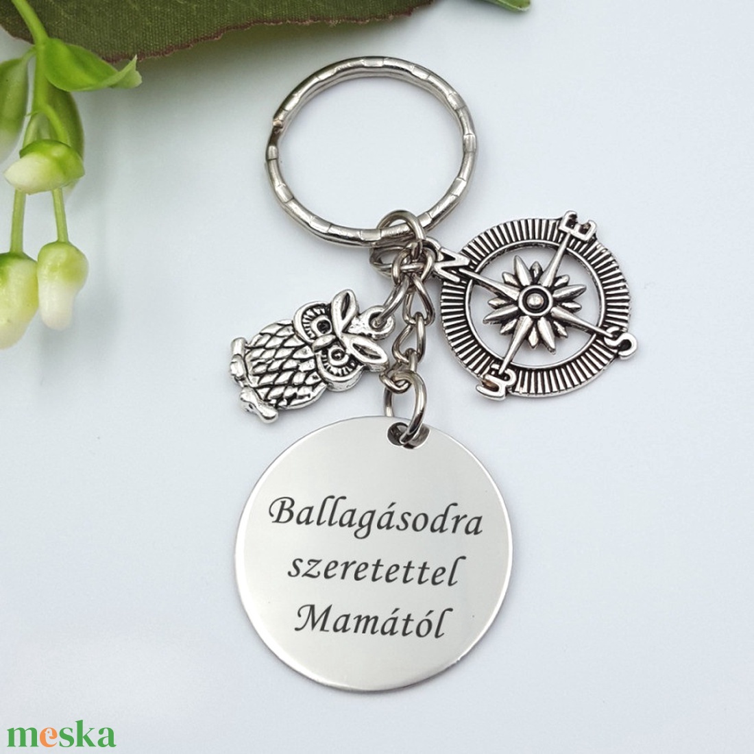 Ballagási ajándék diákoknak, ajándék ballagásra - Gravírozott ballagási kulcstartó végzősöknek 1. - táska & tok - kulcstartó & táskadísz - kulcstartó - Meska.hu