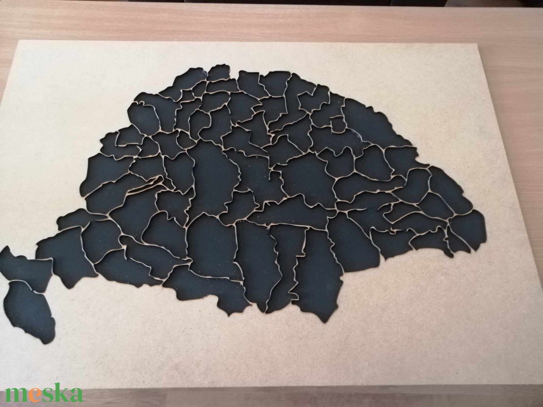 Nagy Magyarország falikép - otthon & életmód - dekoráció - fali és függő dekoráció - térkép - Meska.hu