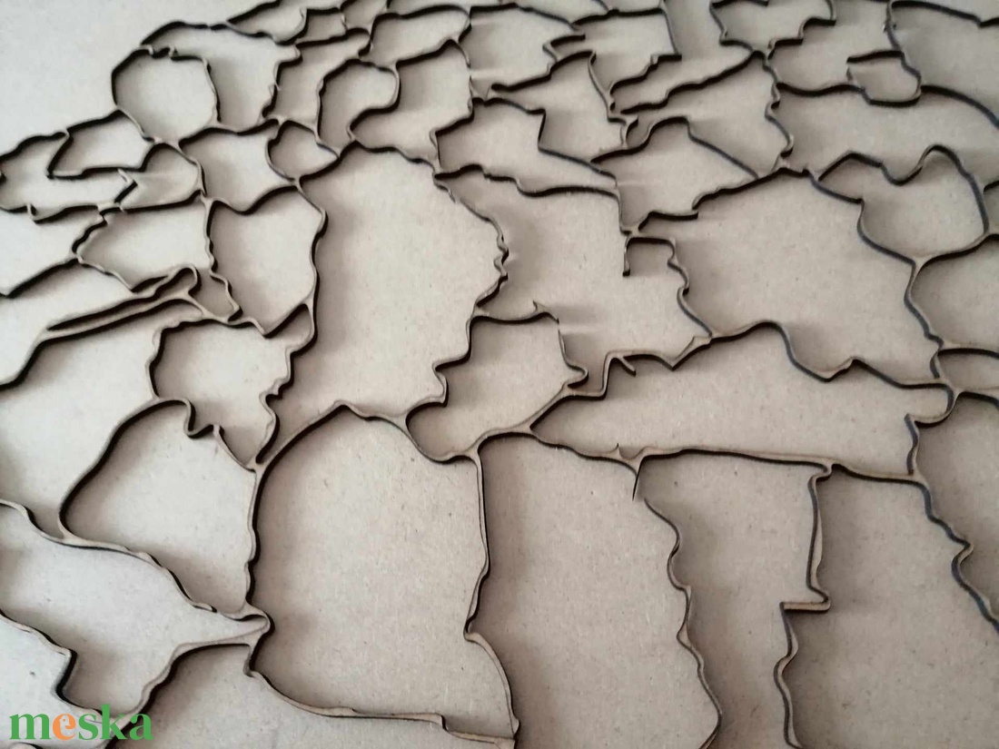 Nagy Magyarország falikép - otthon & életmód - dekoráció - fali és függő dekoráció - térkép - Meska.hu