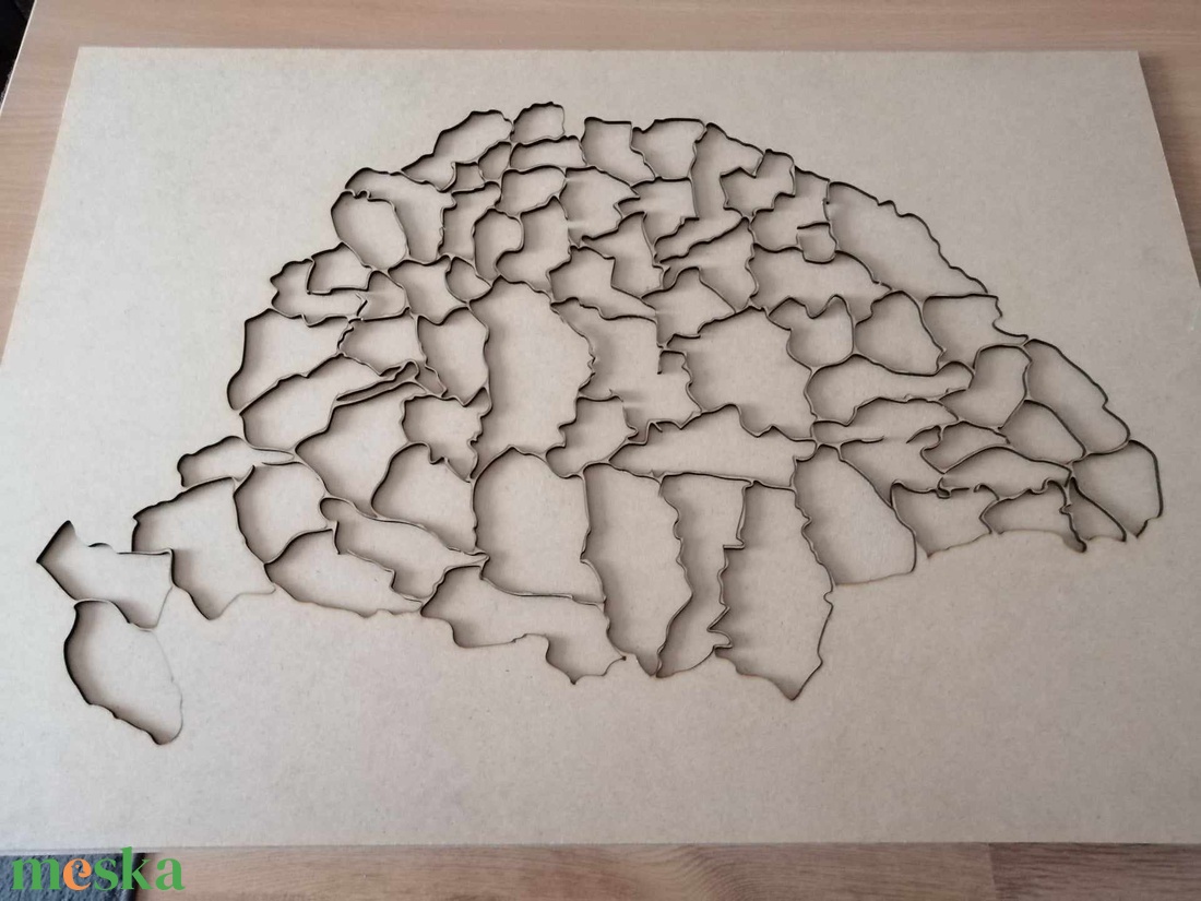 Nagy Magyarország falikép - otthon & életmód - dekoráció - fali és függő dekoráció - térkép - Meska.hu