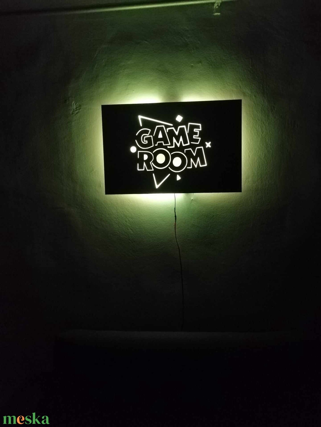 Game Room led-es háttér világítású falikép - otthon & életmód - dekoráció - fali és függő dekoráció - falra akasztható dekor - Meska.hu Game Room led-es háttér világítású falikép - otthon & életmód - dekoráció - fali és függő dekoráció - falra akasztható dekor - Meska.hu