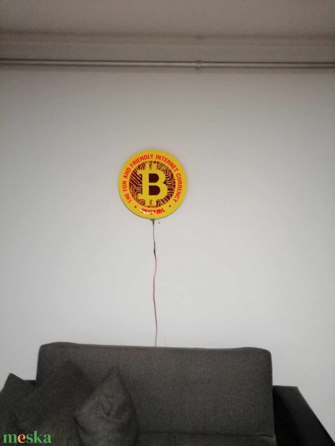 BITCOIN led-es belső világítású falikép - otthon & életmód - dekoráció - fali és függő dekoráció - falra akasztható dekor - Meska.hu BITCOIN led-es belső világítású falikép - otthon & életmód - dekoráció - fali és függő dekoráció - falra akasztható dekor - Meska.hu