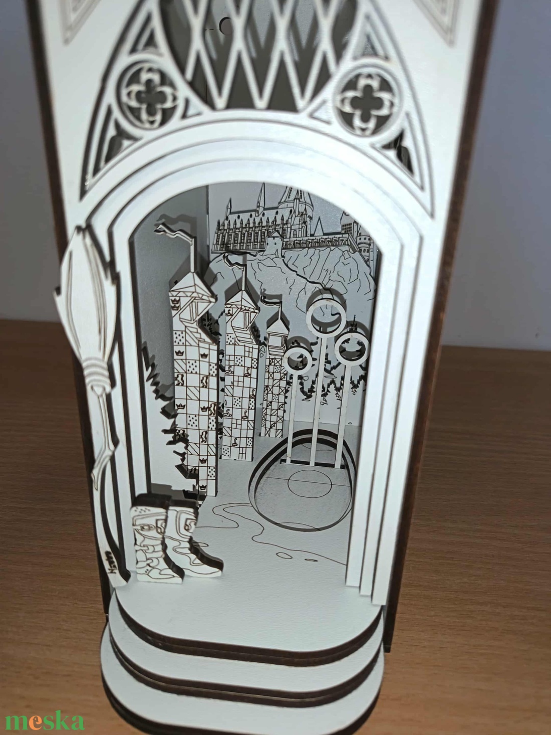 Harry Potter  quidditch könyvtámasz (könyv kuckó) - otthon & életmód - dekoráció - asztal és polc dekoráció - könyvtámasz - Meska.hu