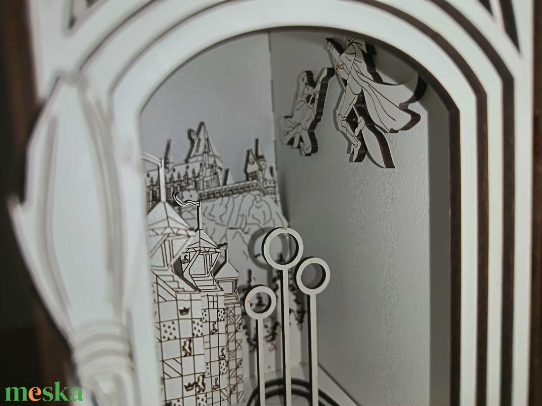Harry Potter  quidditch könyvtámasz (könyv kuckó) - otthon & életmód - dekoráció - asztal és polc dekoráció - könyvtámasz - Meska.hu