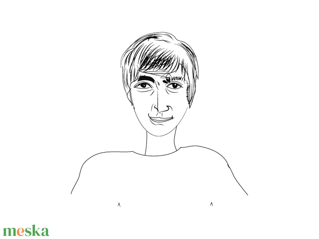 Lennon - művészet - portré & karikatúra - portré - Meska.hu