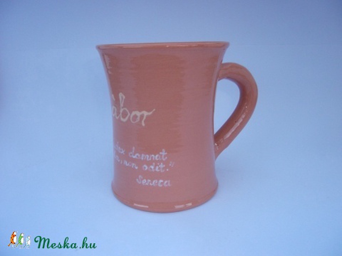 Egyedi feliratos, névre szóló söröskorsó kristinya részére -  - Meska.hu