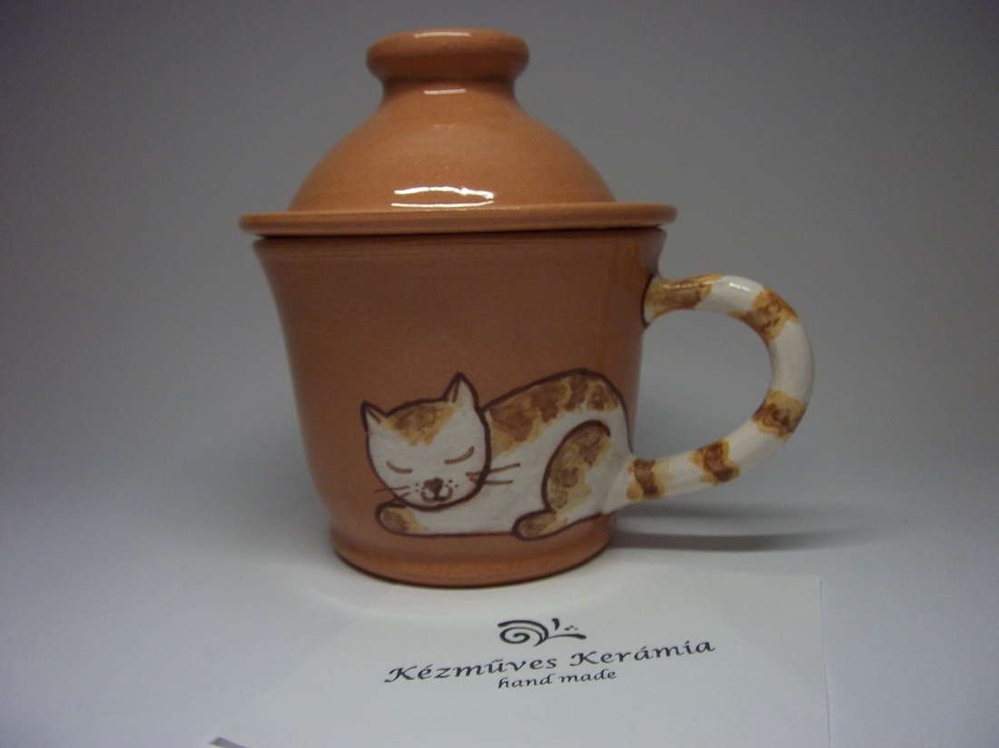 Cicás szűrős bögre, gyógyteás csésze -  - Meska.hu