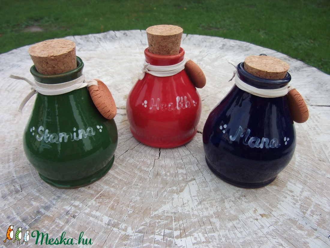 Varázsitalos fiola szett, alkimista fiolák, alchemy potions - játék & sport - szerepjáték - Meska.hu
