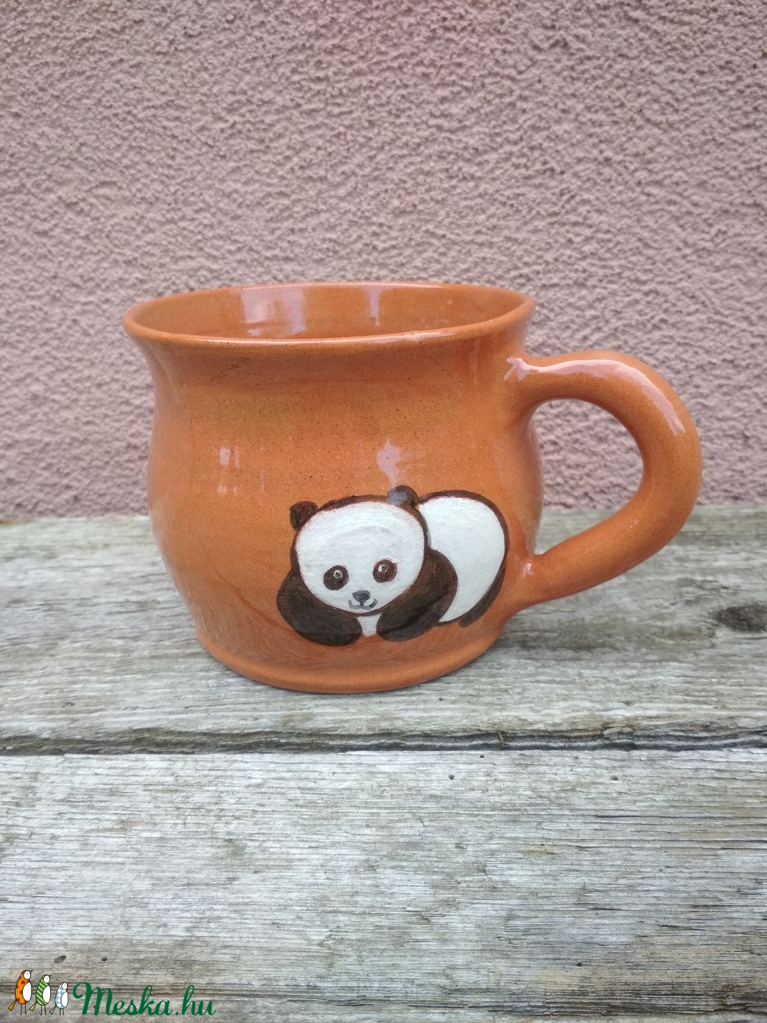 Pandás bögre - otthon & életmód - konyhafelszerelés, tálalás - Meska.hu