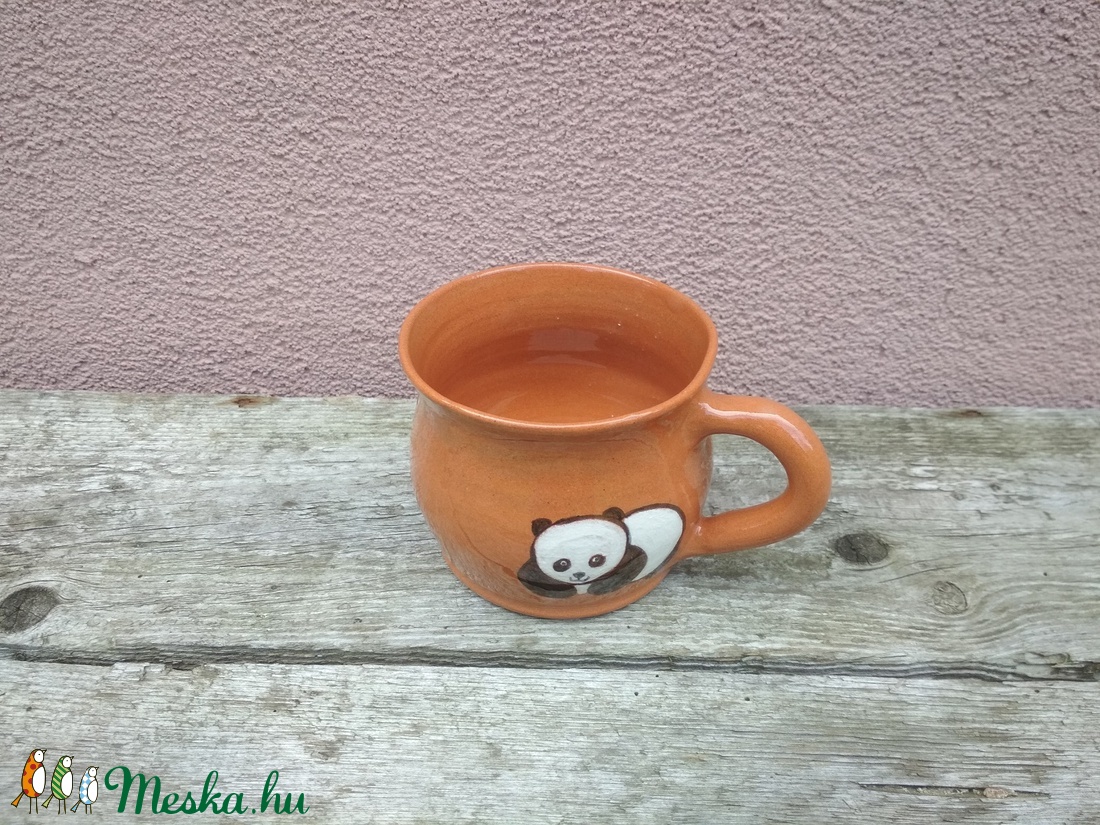 Pandás bögre - otthon & életmód - konyhafelszerelés, tálalás - Meska.hu