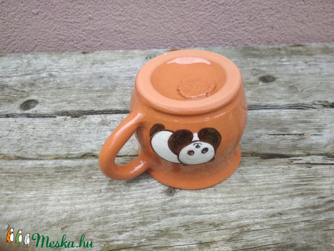Pandás bögre - otthon & életmód - konyhafelszerelés, tálalás - Meska.hu