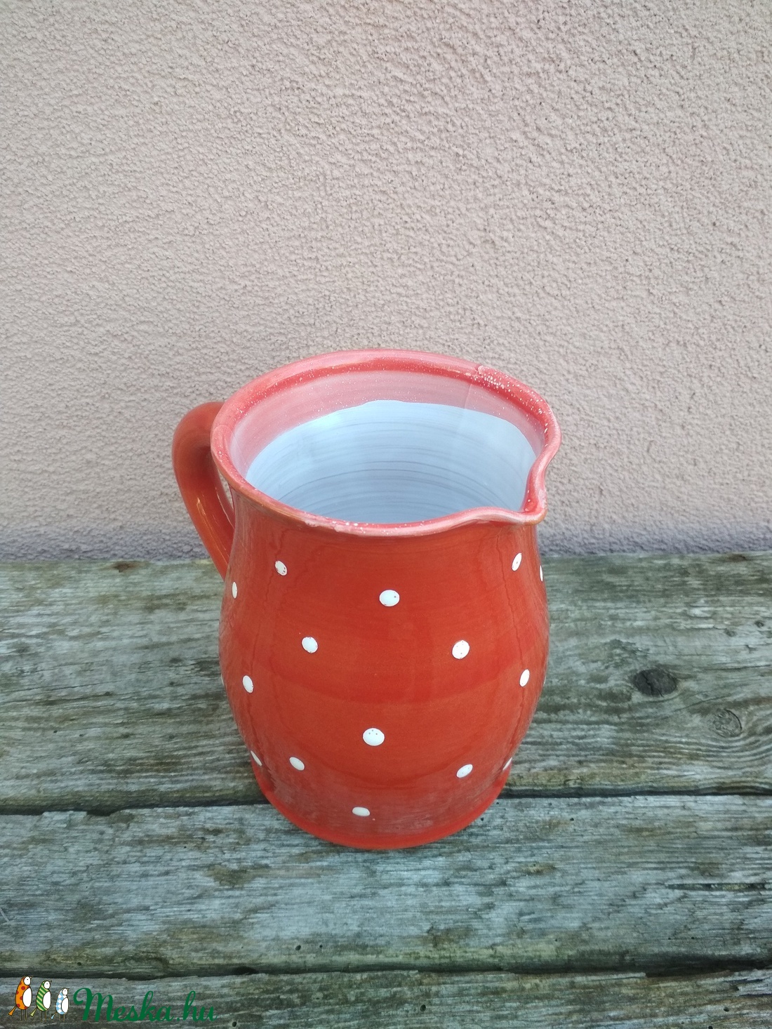 Pöttyös kancsó, pöttyös kiöntő, vizeskancsó - otthon & életmód - konyhafelszerelés, tálalás - Meska.hu Pöttyös kancsó, pöttyös kiöntő, vizeskancsó - otthon & életmód - konyhafelszerelés, tálalás - Meska.hu