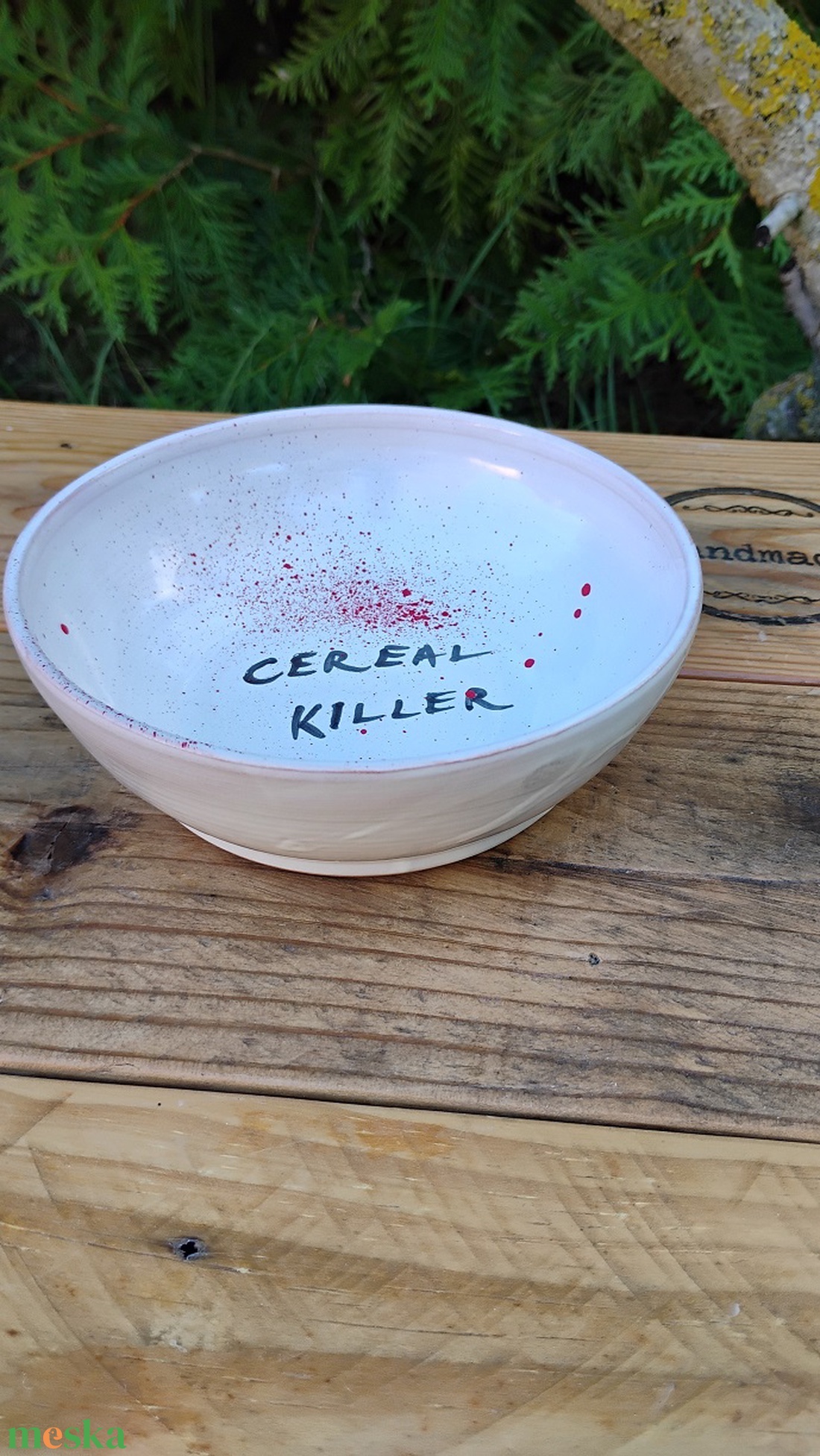 Cereal Killer feliratos müzlis tálka - otthon & életmód - konyhafelszerelés, tálalás - tálalás - tányér & étkészlet - Meska.hu Cereal Killer feliratos müzlis tálka - otthon & életmód - konyhafelszerelés, tálalás - tálalás - tányér & étkészlet - Meska.hu