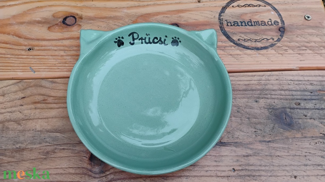 Cica etetőtál, minimalista stílusban - otthon & életmód - kisállatoknak - cicáknak & macskáknak - Meska.hu