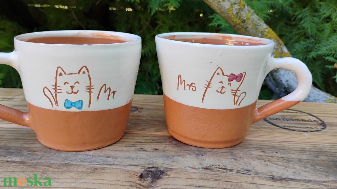Mr és Mrs páros cicás bögre szett - otthon & életmód - konyhafelszerelés, tálalás - tálalás - bögre & csésze - Meska.hu Mr és Mrs páros cicás bögre szett - otthon & életmód - konyhafelszerelés, tálalás - tálalás - bögre & csésze - Meska.hu