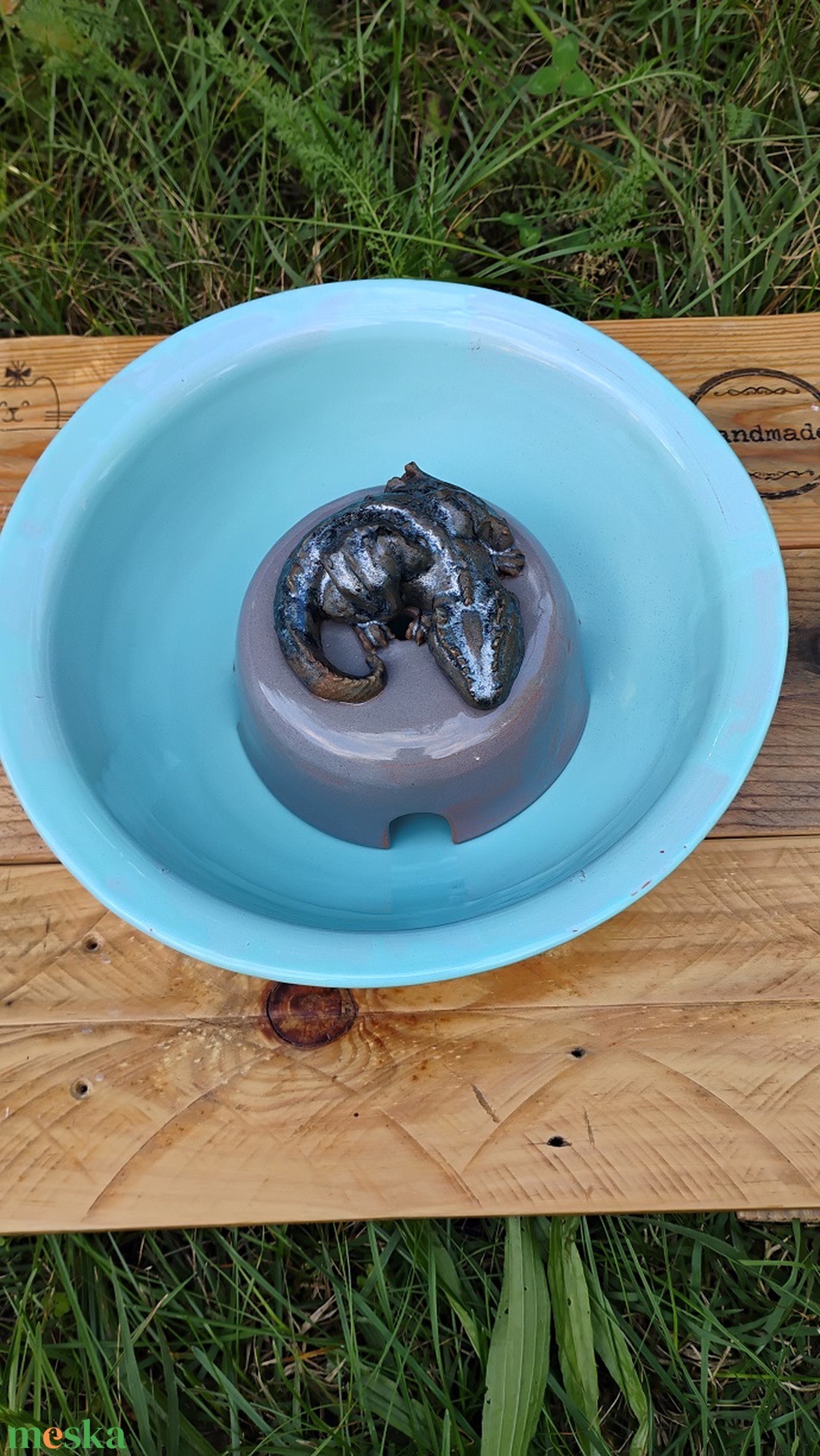 Kisállat itató, cica ivókút, szobaszökőkút - otthon & életmód - kisállatoknak - macska etetőtál - Meska.hu