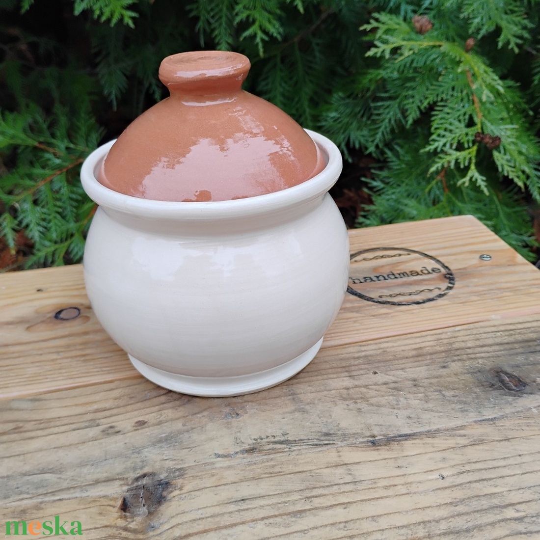 Mézes csupor, lekváros bödön, minimalista cukortartó - otthon & életmód - konyhafelszerelés, tálalás - konyhai tárolás - méz & vajtartó - Meska.hu