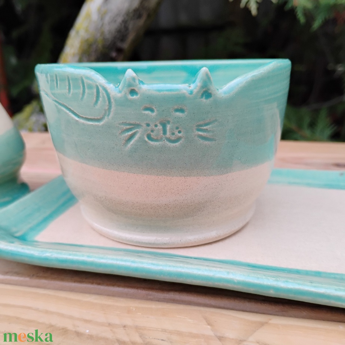 Matcha teás készlet, három részes - otthon & életmód - konyhafelszerelés, tálalás - tálalás - bögre & csésze - Meska.hu