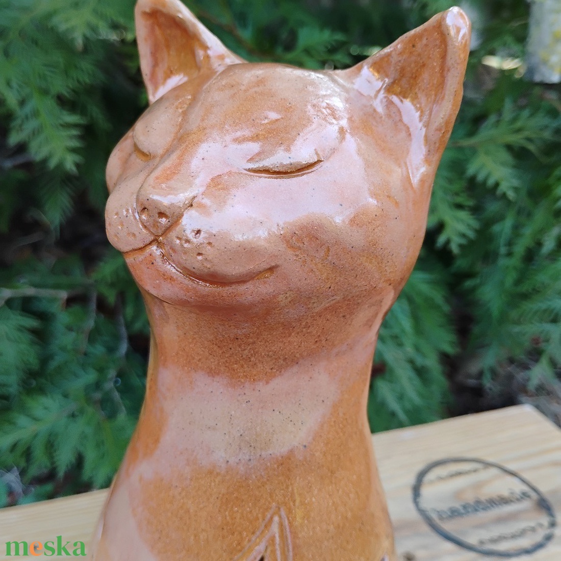 Macska formájú lámpa, mécsestartó - otthon & életmód - lámpa - hangulatlámpa - Meska.hu