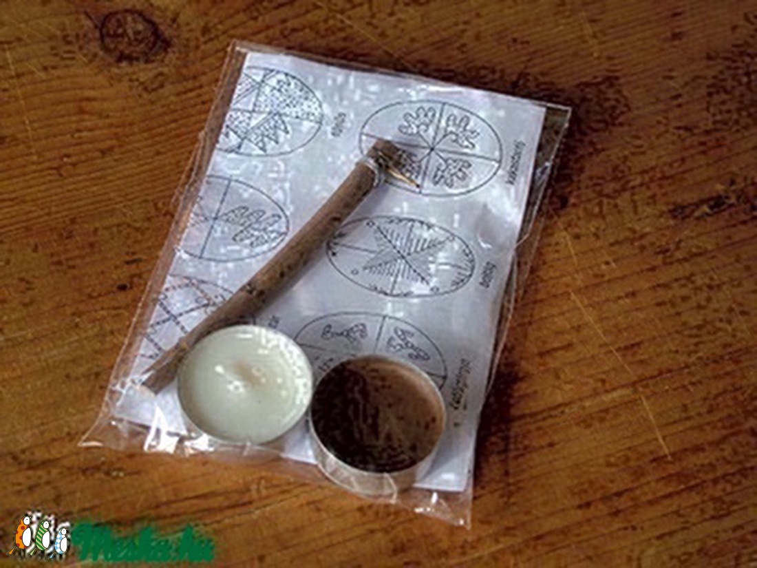 viaszos- tojás íróka csomag - kellékek & szerszámok - szerszámok, eszközök - Meska.hu