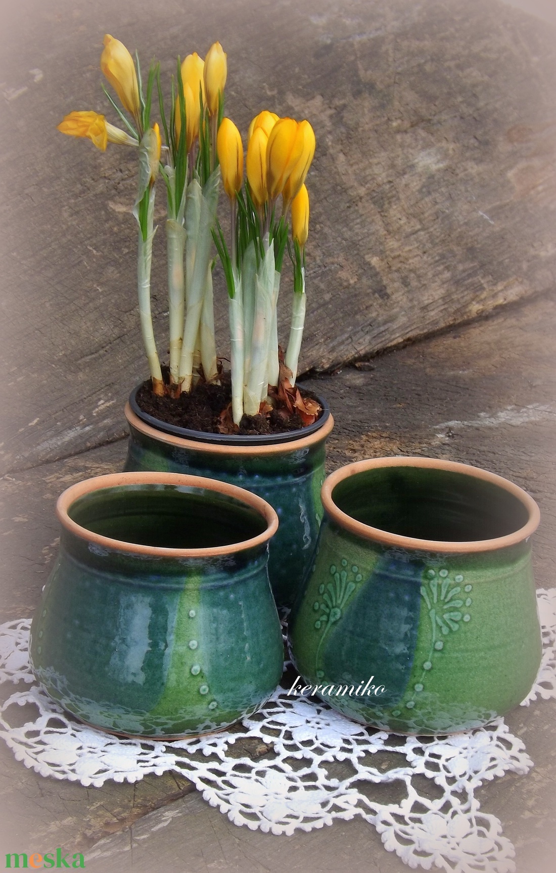 virág kaspók  -  - Meska.hu